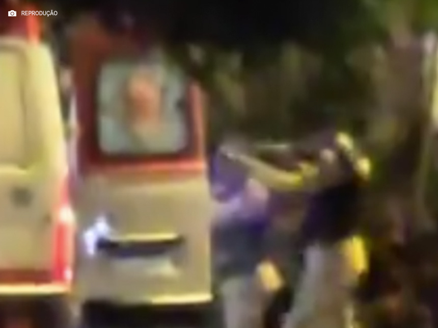 “Quer mais? Aqui não tem moleque não. Quer mais?”, pergunta PM ao efetuar dois disparos contra homem dentro de ambulância do SAMU