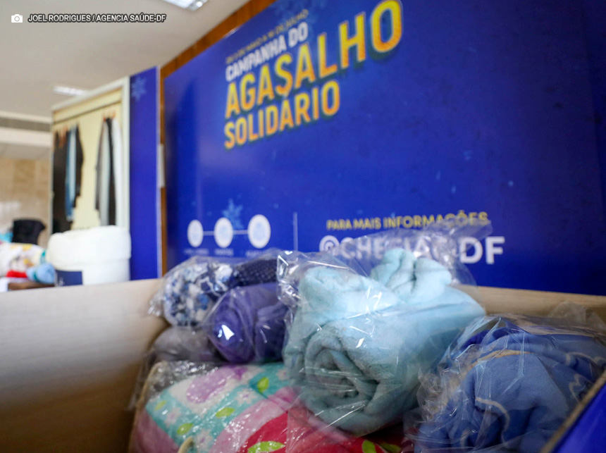 Agasalho Solidário: Campanha deste ano arrecada mais de 20 mil itens de inverno no DF