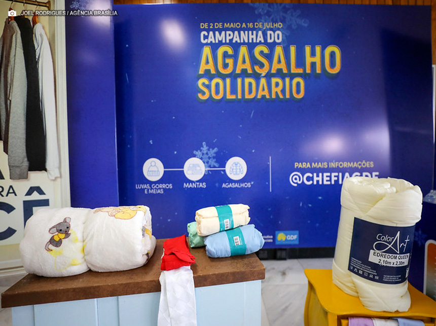 Campanha do Agasalho Solidário recebe itens até o dia 17. Participe!