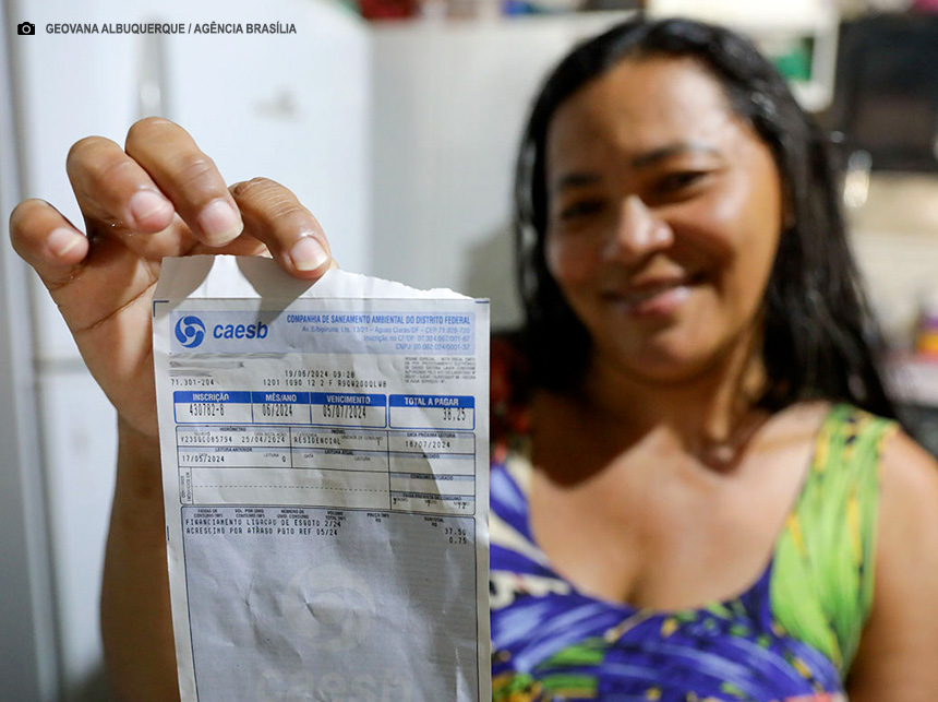 Programa Água Legal avança na Estrutural e já beneficiou mais de 14 mil pessoas