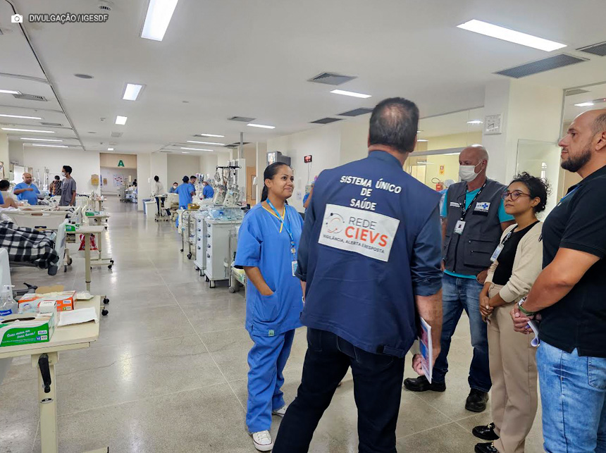 Hospital Regional de Santa Maria recebe visita do CIEVS