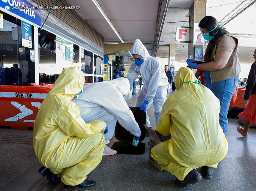 Saúde realiza desratização da Rodoviária do Plano Piloto