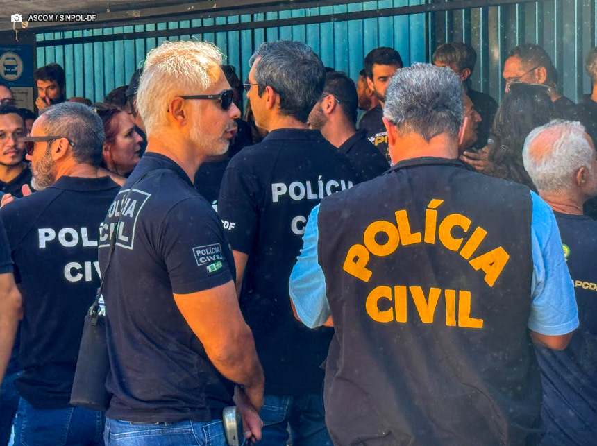 Policiais civis do DF estão impacientes e angustiados sem proposta de reajuste