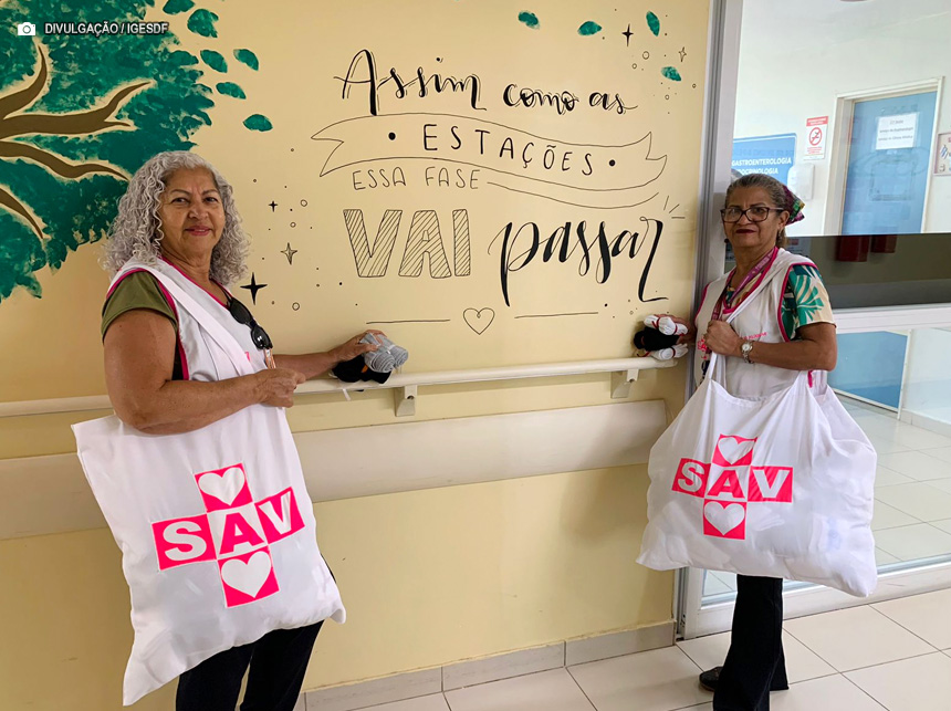 Campanha Pés Aquecidos entrega 700 pares de meias a pacientes do Hospital de Base