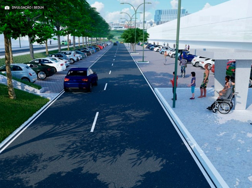 Núcleo Bandeirante deve contar com mais acessibilidade em reforma da Avenida Central