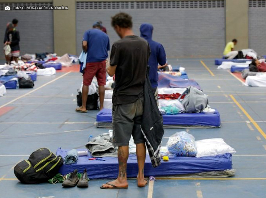 Ação contra o Frio: GDF inaugura abrigo em Ceilândia para pessoas em situação de rua