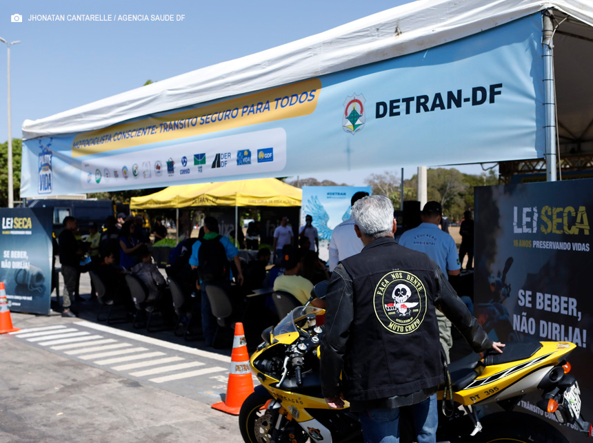 Motociclistas participam de ação educativa sobre segurança e saúde