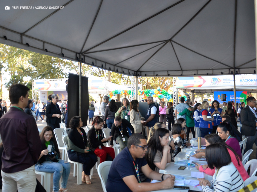 Saúde do DF participa de ação em celebração ao Dia Nacional da Saúde