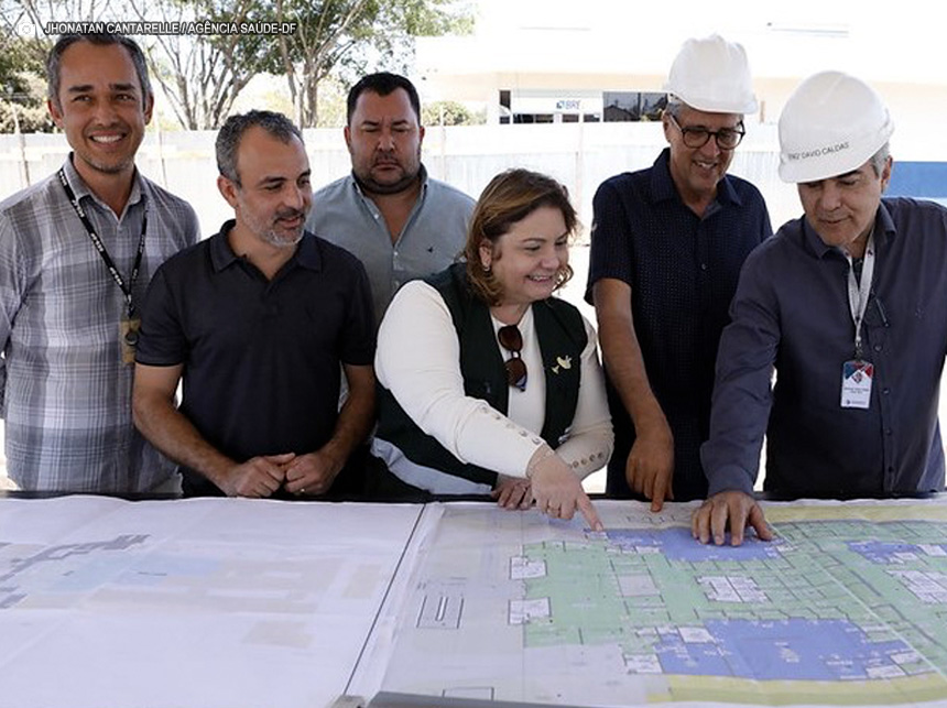 Avançam obras do Hospital Regional de Brazlândia