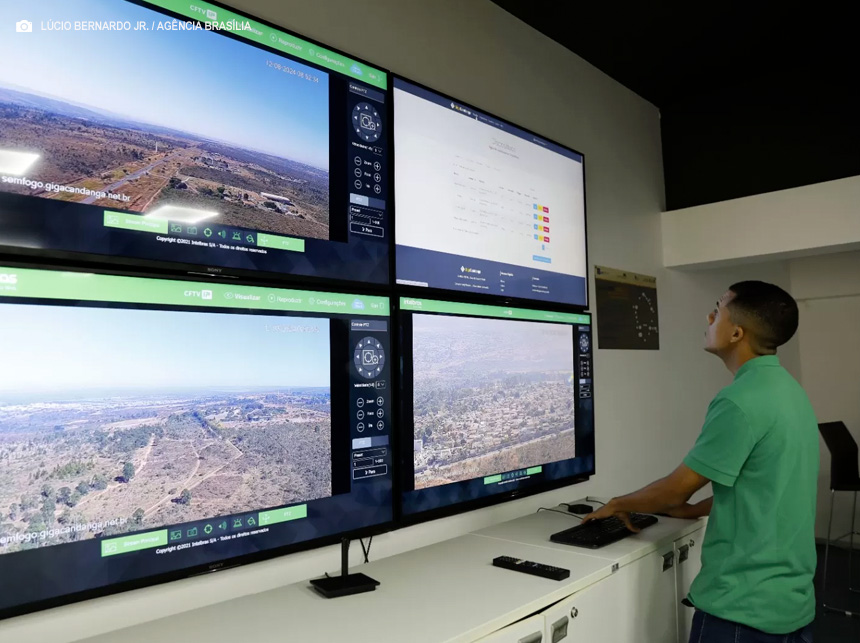 Inteligência artificial auxilia na preservação contra incêndios florestais no DF
