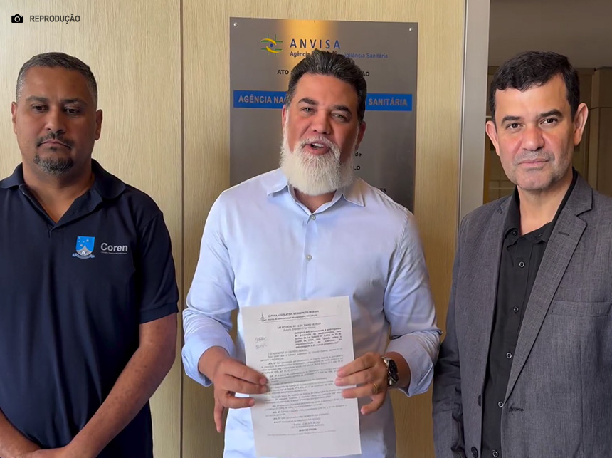 Enfermeiro pode prescrever medicamentos, aponta Jorge Vianna após reunião com Cofen na Anvisa