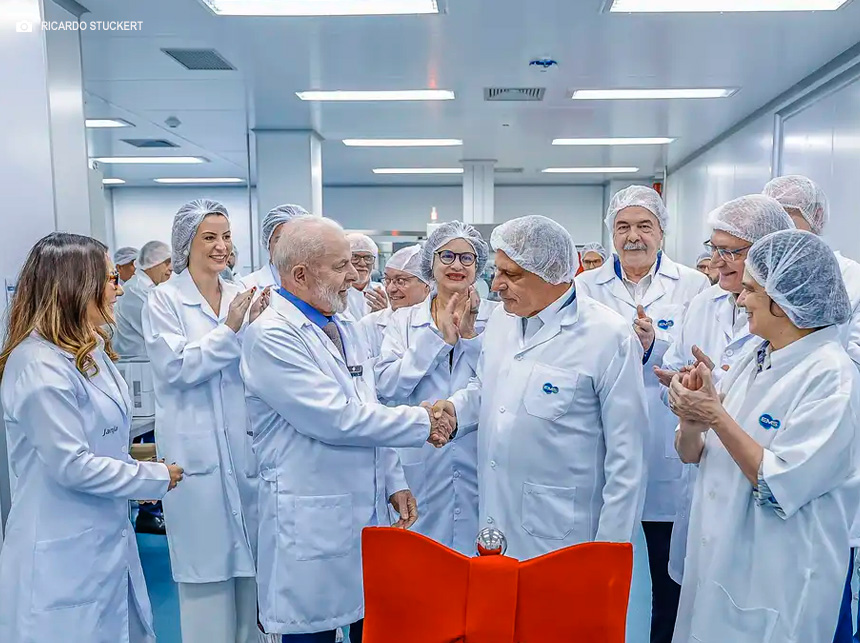 Lula inaugura fábrica de medicamentos para diabetes e obesidade