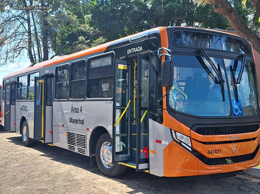 Mais 78 novos ônibus para renovação do transporte coletivo do DF