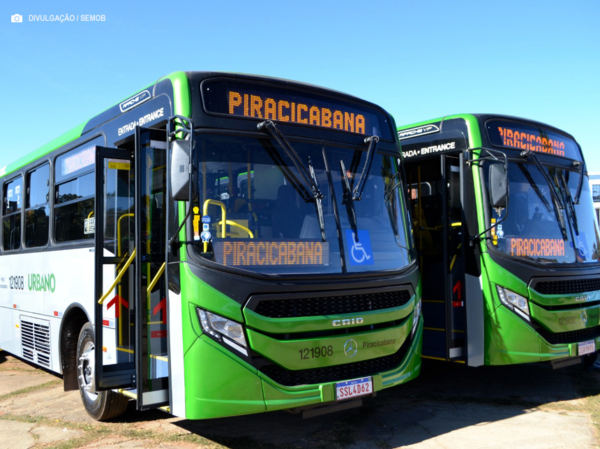 Mais 25 ônibus zero-quilômetro do transporte público serão entregues à população