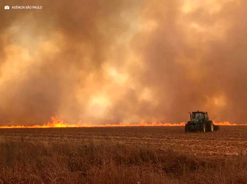Queimadas e seca: Saúde anuncia tendas para hidratação e nebulização