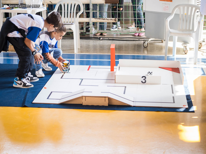 Escolas públicas do DF participam da Olimpíada Brasileira de Robótica