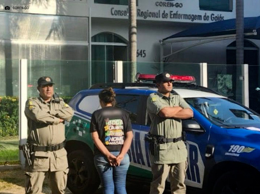 Técnica de Enfermagem é presa por diploma falso no Coren-GO