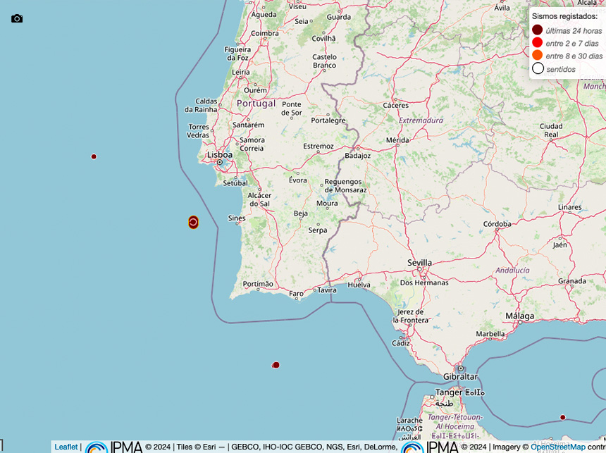 Terremoto de 5,4 de magnitude é percebido em todo Portugal
