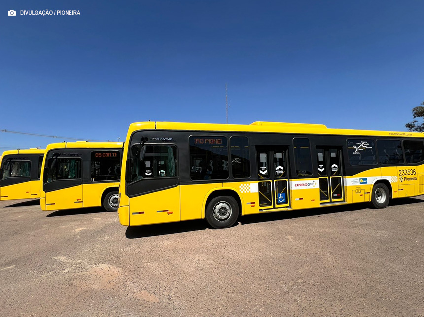 DF recebe 90 ônibus novos para o BRT do Gama e de Santa Maria