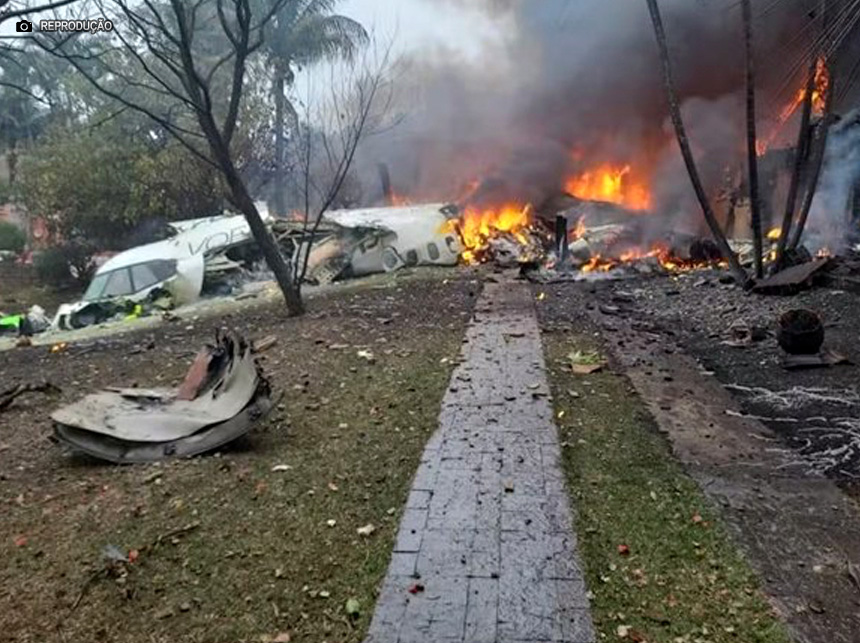 Ao menos quatro médicos morreram na queda do Voepass, CFM publicou nota de pesar