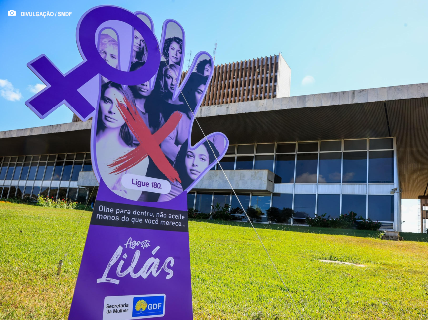 Agosto Lilás promoveu diversas campanhas pelo fim da violência contra a mulher