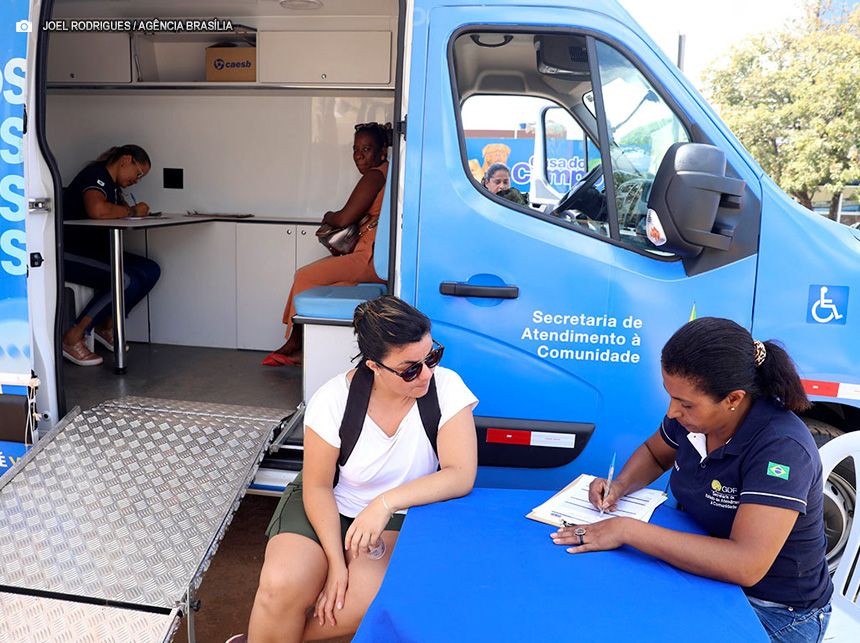 Mais de 800 pessoas já foram atendidas pelo projeto Atendimento em Movimento