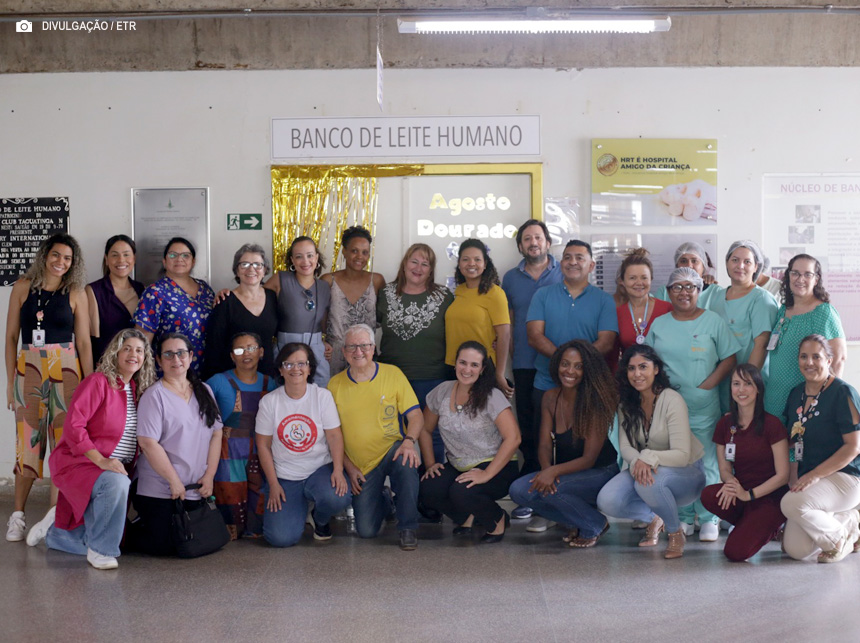 Banco de Leite Humano do HRT se reúne com delegações internacionais