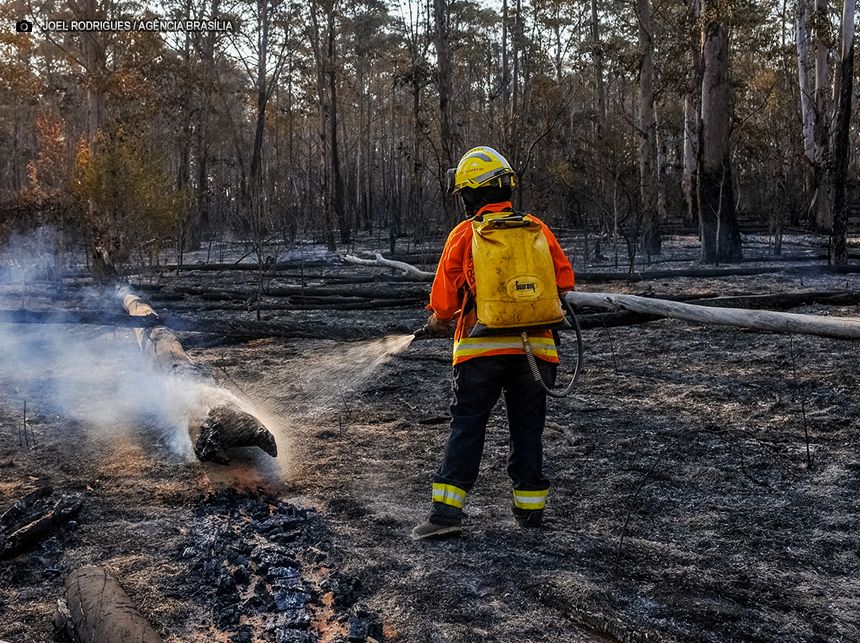 Em meio a seca histórica, bombeiros diversificam estratégias contra incêndios florestais
