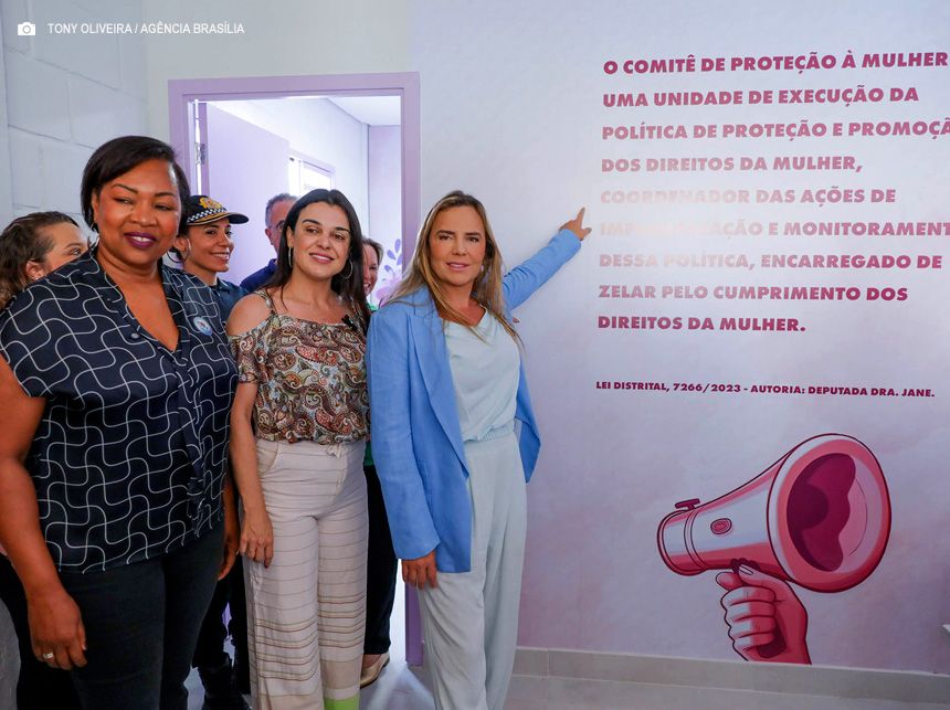 GDF inaugura comitê de proteção e acolhimento às mulheres vítimas de violência na Estrutural