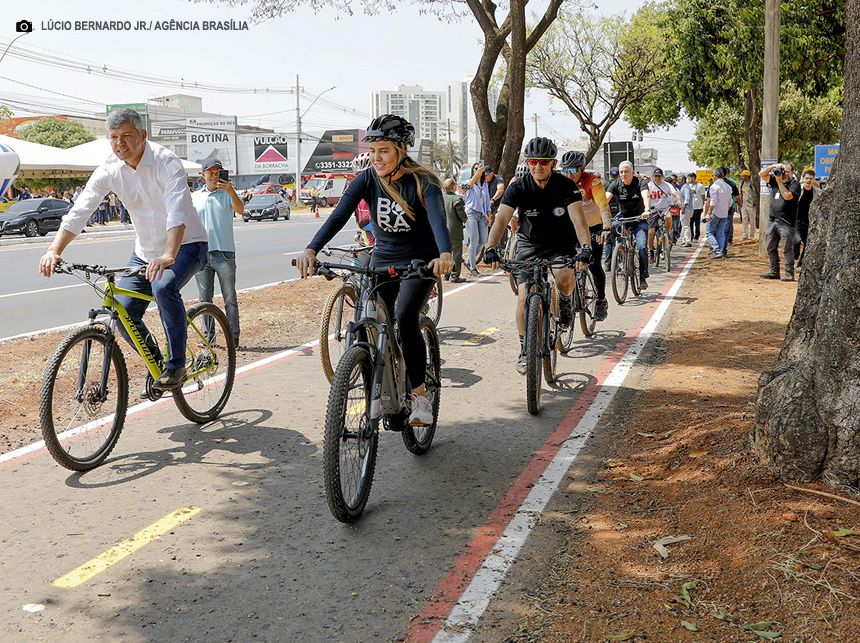 DF deve contar com mil quilômetros de ciclovias até 2026 e 300 novas bikes elétricas compartilhadas