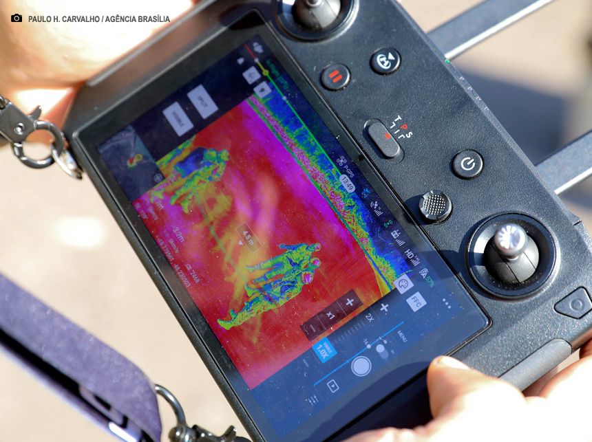 Drones com câmera térmica ajudam a combater incêndios florestais e reforçam segurança