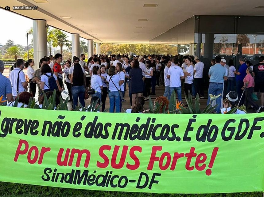 SindMédico-DF publica Nota à Imprensa com questionamentos à falta de diálogo com o GDF