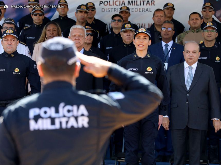 1.200 policiais: Ibaneis realiza maior convocação de militares dos últimos anos para reforçar a PMDF