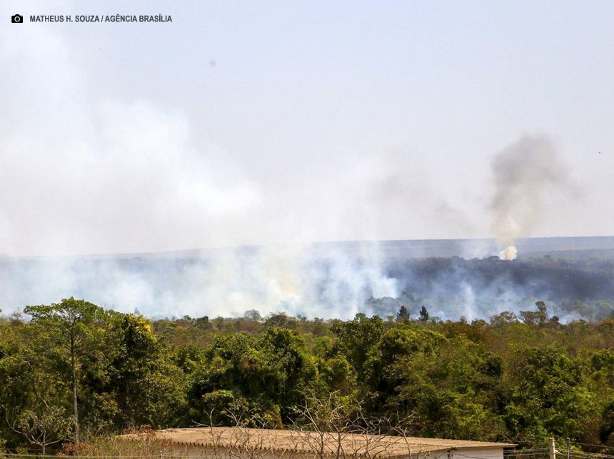 GDF investiga ação criminosa no incêndio do Parque Nacional de Brasília