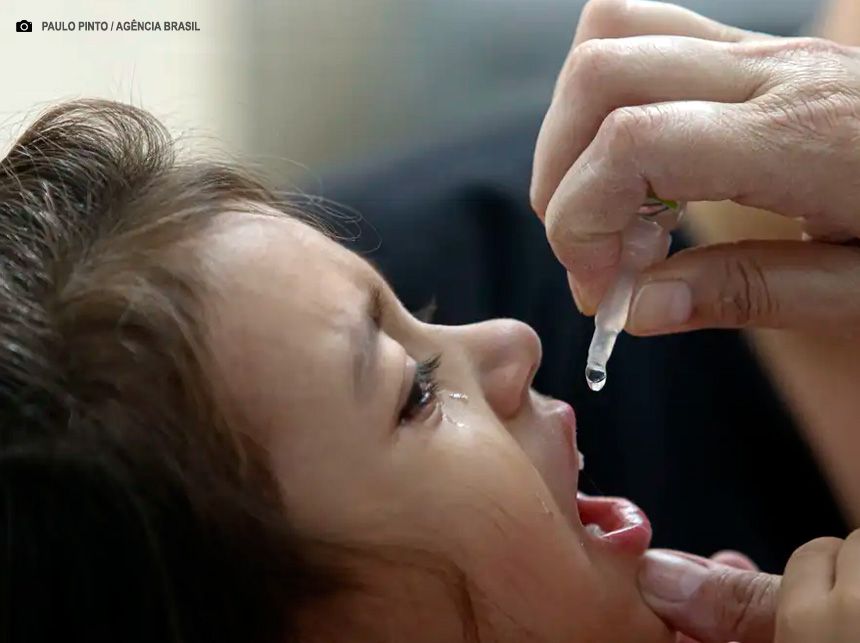 Brasil tem 68% dos municípios com risco alto ou muito alto para pólio