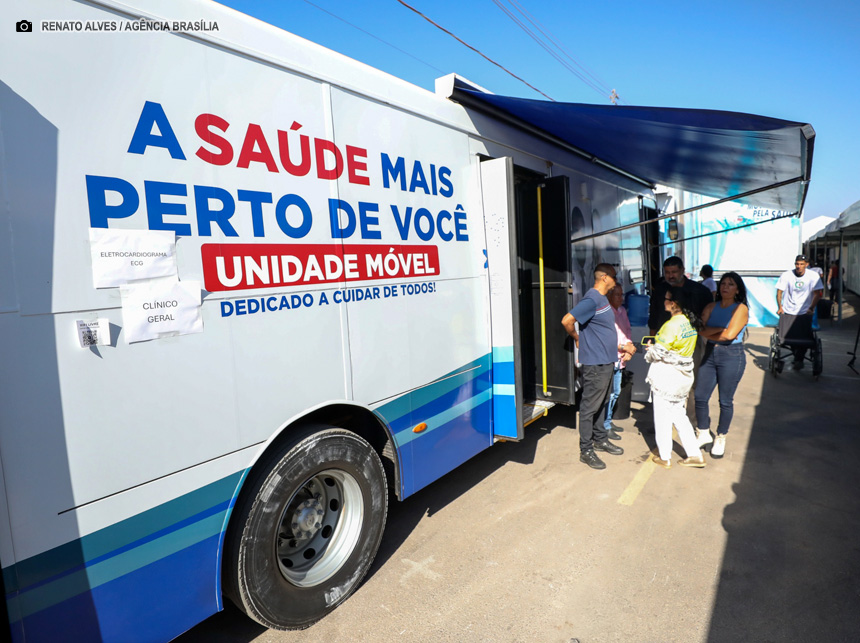Saúde Mais Perto do Cidadão chega a Samambaia para atendimentos médicos gratuitos