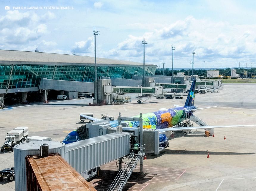 Com fluxo maior, Aeroporto de Brasília chega a meio milhão de passageiros de voos internacionais em 2024