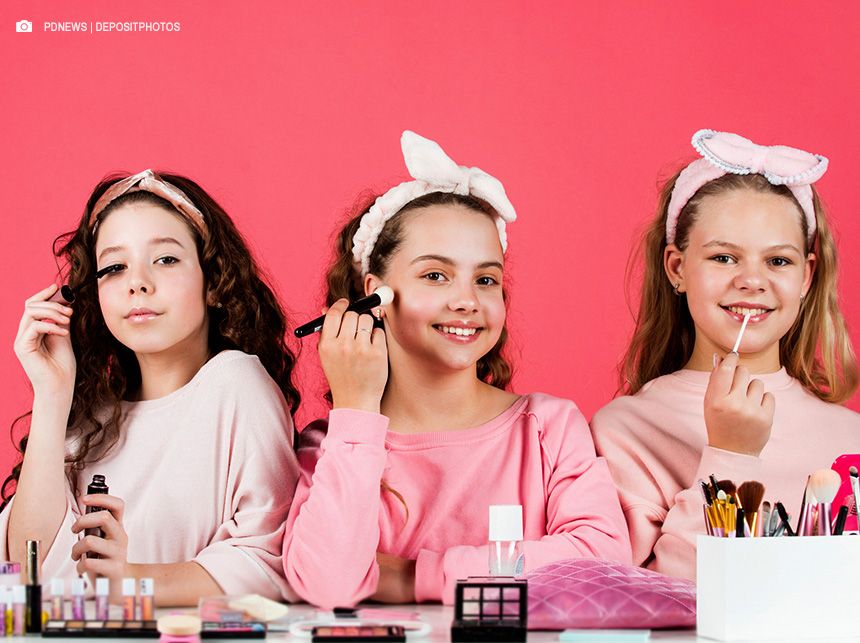 Uso excessivo de cosméticos em crianças preocupa dermatologistas