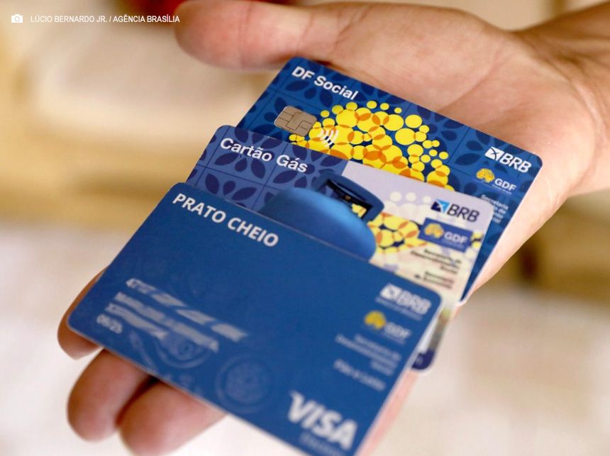 Liberados mais de R$ 42 milhões para pagamento do Cartão Prato Cheio, DF Social e Cartão Gás