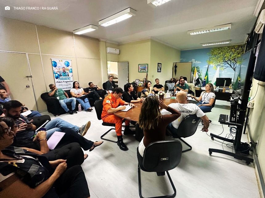 Reunião entre órgãos do GDF alinha ações para combate à dengue no Guará