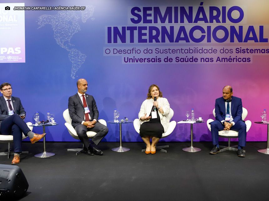 GDF participa de seminário internacional sobre sustentabilidade dos sistemas universais de saúde