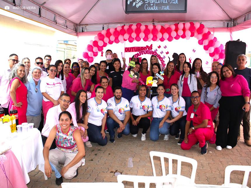 Outubro Rosa na UPA de Brazlândia promove um dia de conscientização e Cuidado