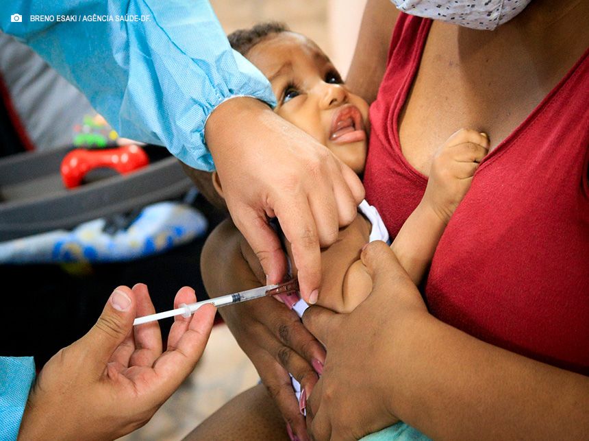 Vacinação com substituição de gotinha da poliomielite por dose injetável inicia em 4 de novembro