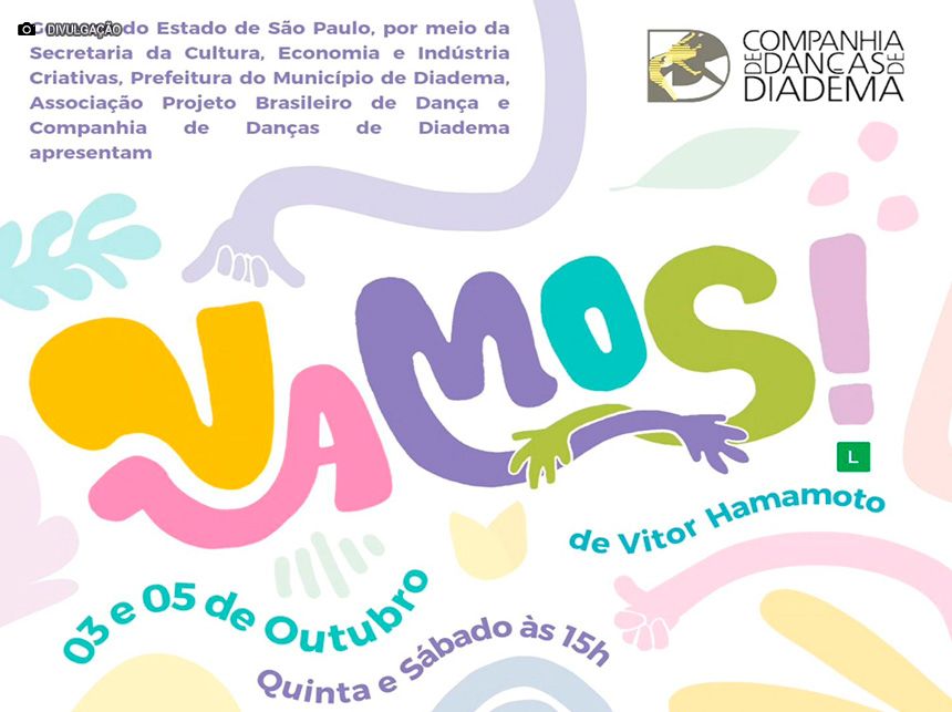 Vamos! Espetáculo infantil em Diadema, faz pré-estreia gratuita