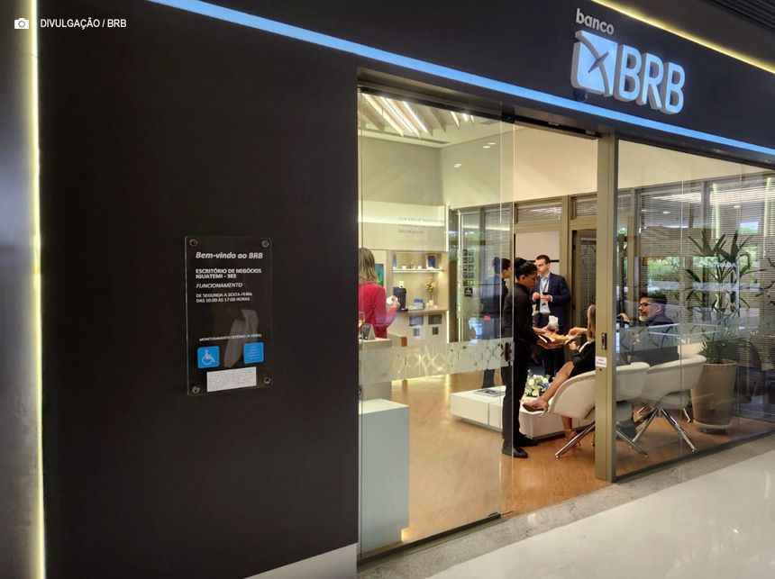 BRB inaugura agência no shopping Iguatemi no Lago Norte