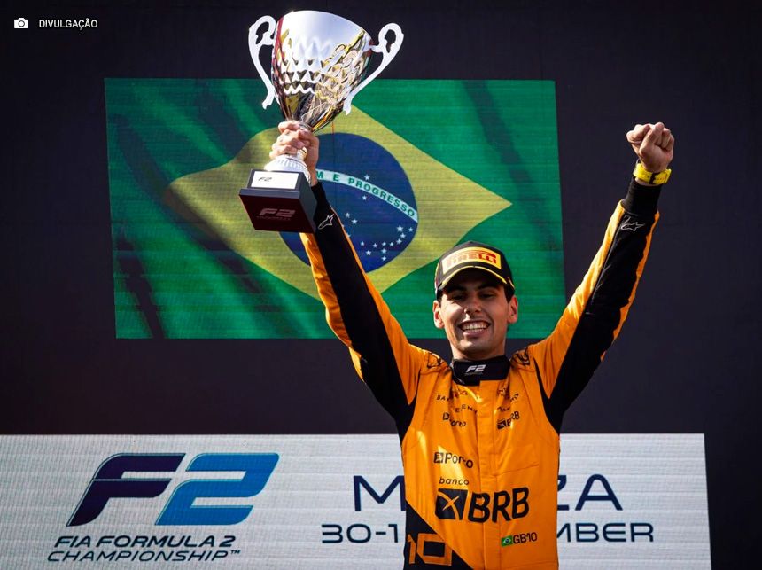 BRB comemora retorno do Brasil à Fórmula 1 com Gabriel Bortoleto