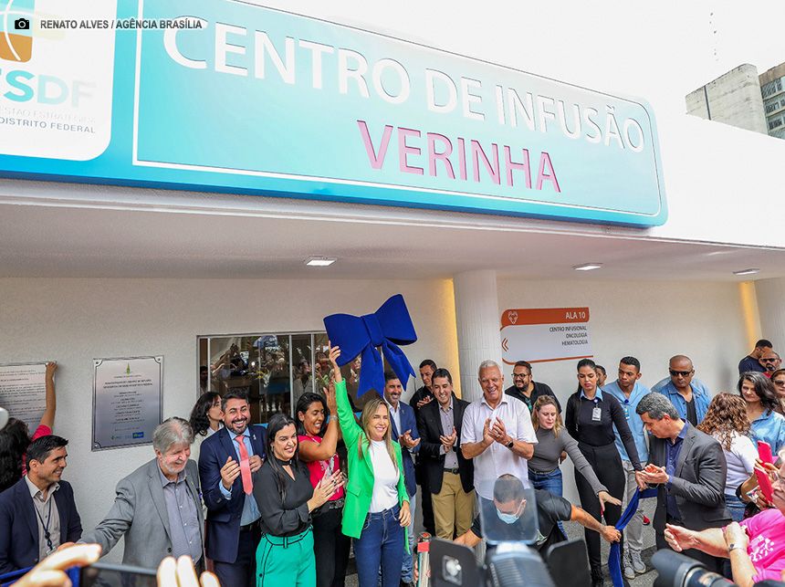 Celina Leão entrega Centro de Infusão do Hospital de Base do DF