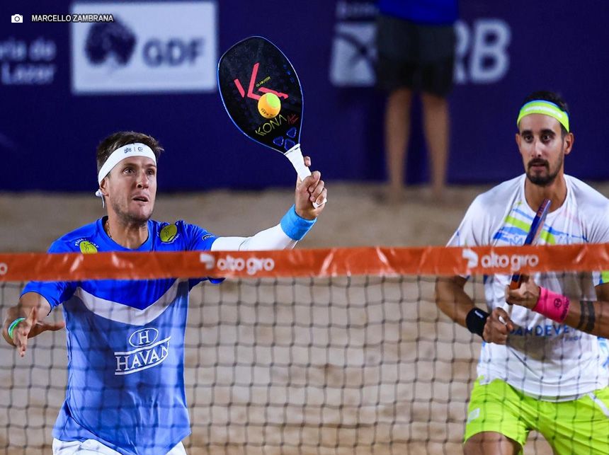 Dupla número 1 do mundo, Baran e Cappelletti elogia ITF Beach Tennis Finals em Brasília