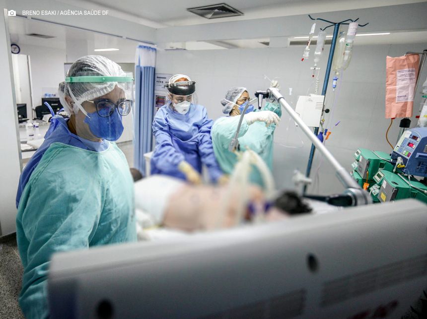Líder em leitos de UTI no país, Distrito Federal tem o dobro da média nacional
