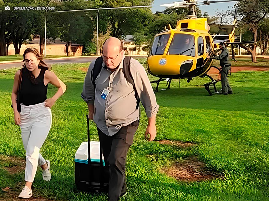 Sentinela transporta 74º coração para transplante